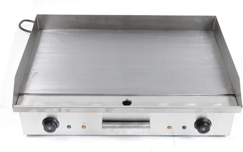 Miniatura 5 de Parrilla comercial, 3000 W, 110 V, plancha eléctrica comercial para encimera, plancha de hierro inoxidable, placa caliente para barbacoa, 122.0 °F a
