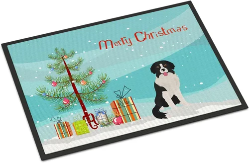 Miniatura 40 de Caroline's Treasures CK3799MAT Akita Shepherd - Tapete de árbol de Navidad de 18 x 27 pulgadas, tapete para puerta delantera, interior y exterior