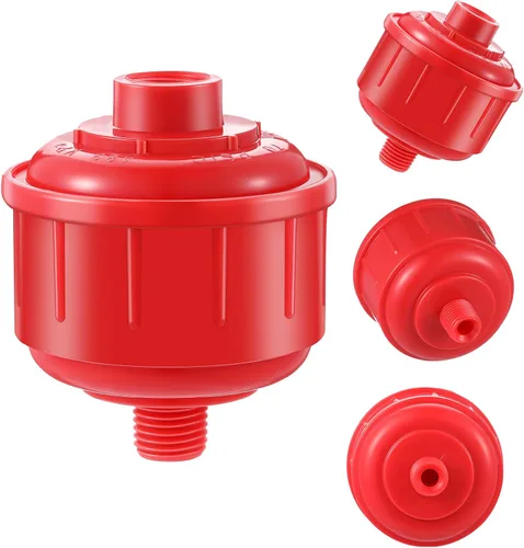 Miniatura 7 de Frienda 4 piezas de filtros de aire y agua mini desechables con roscas estándar de 6,4 mm, trampa de humedad, filtro desechable para pistola