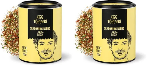 Miniatura 9 de Just Spices Aderezo para Huevos, 1.94 OZ Aderezo para desayuno y huevos con sésamo blanco, chile, tomate rallado, sal marina y más