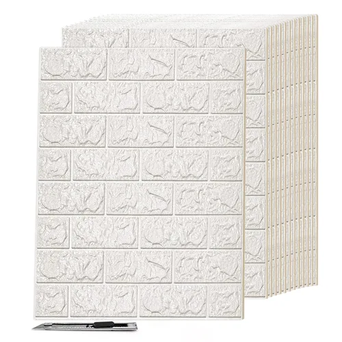Miniatura 14 de Art3d - Juego de 5 paneles de pared de espuma, 29 pies cuadrados, azul
