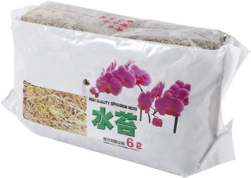 Miniatura 9 de Musgo de esfagno de fibra larga, 6L de mezcla de musgo esfagnum para plantas carnívoras, orquídea Phalaenopsis, sarracenia, trampas para moscas