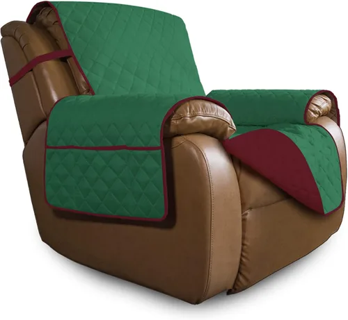 Miniatura 80 de Easy-Going - Funda para sofá, futón y sillón sin reposabrazos, reversible, resistente al agua, para mascotas y niños (azul oscuro/azul claro)