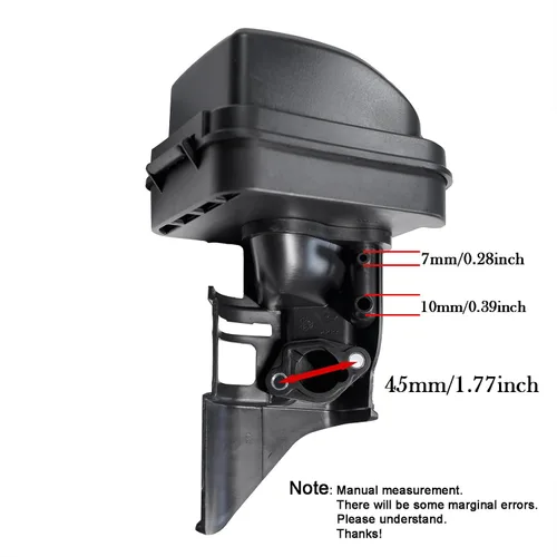 Miniatura 6 de JMCHstore Asamblea de caja de filtro de aire OEM para motor Predator no hemi 212, para el motor de potencia de la rato de carga del puerto R210III