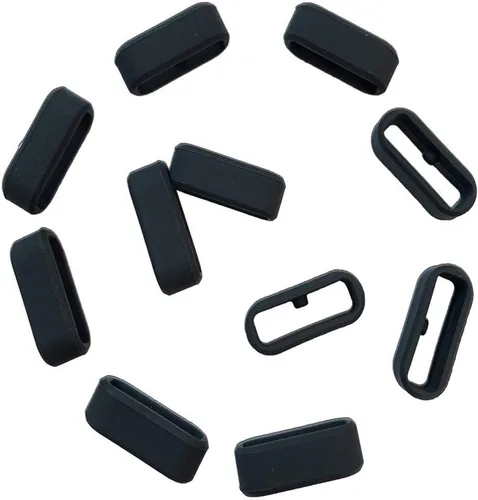 Miniatura 6 de FitTurn Banda Keeper compatible con Garmin Venu Sq/Vivoactive 3 Music/Vivomove/Vivomove HR Bandas de sujeción de repuesto anillo de silicona