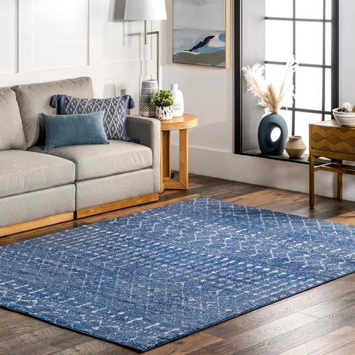 Miniatura 22 de nuLOOM Alfombra decorativa Blythe marroquí, 2 'x 3', gris oscuro