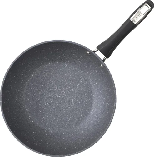 Miniatura 7 de Bialetti Impact Textured - Sartén antiadherente apta para horno, 12 pulgadas, color gris