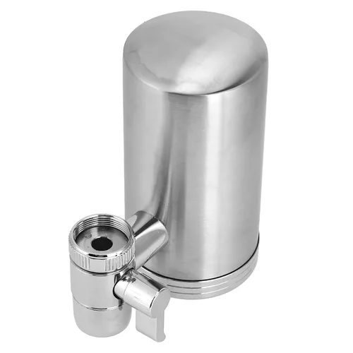Miniatura 8 de UF - Filtro de agua para grifo de acero inoxidable, doble salida para fregadero de cocina, purificador de grifo con filtración de 7 etapas, núcleo