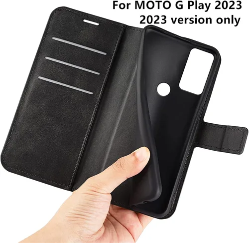 Miniatura 7 de Funda con tapa para Motorola Moto G Play 2023, cartera de piel sintética, funda protectora magnética para teléfono celular para Moto G Power 2022