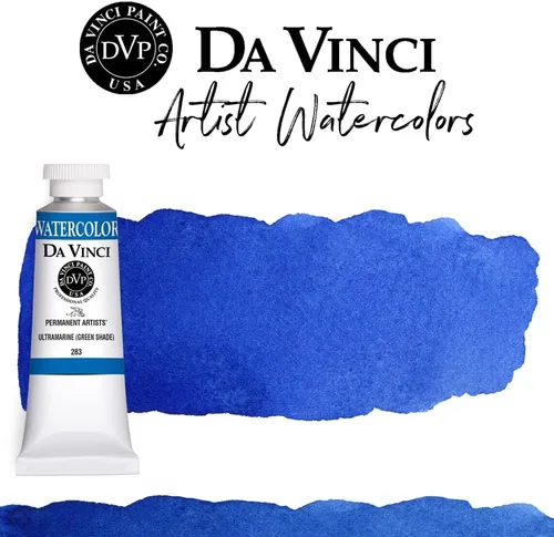 Miniatura 176 de DA VINCI PAINTS Pintura Acuarela Profesional para Artistas, Alizarin Crimson (Quinacridone), 37ml Índigo