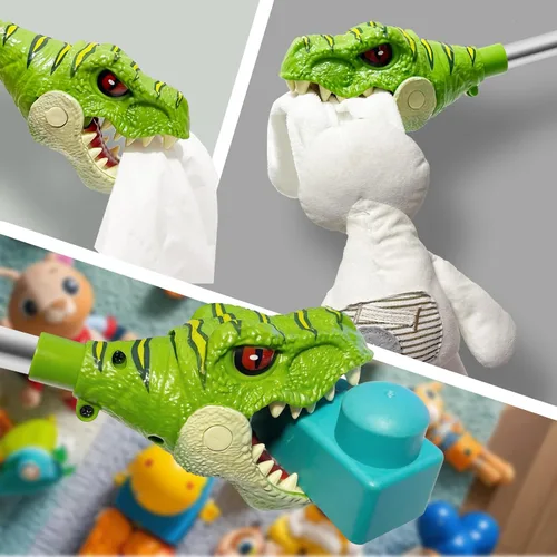 Miniatura 4 de DINOBROS Juguetes de dinosaurio para niños de 3 años en adelante Jurásico Dinosaurios T-Rex Grabber Toy Claw Robot Hand Snapper Dino Chomper Monster