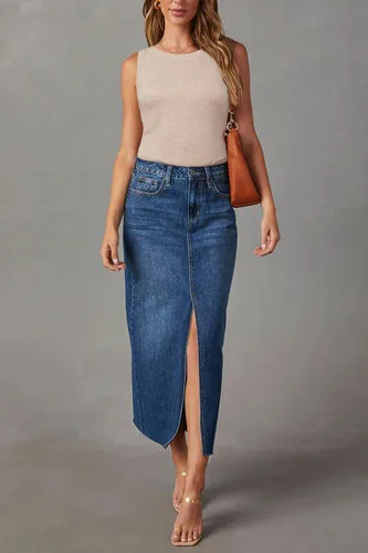 Miniatura 6 de Arach&Cloz Suéteres de mezcla de lana para mujer, no se transparentan, sin mangas, para todas las estaciones, para negocios, informal, 2025
