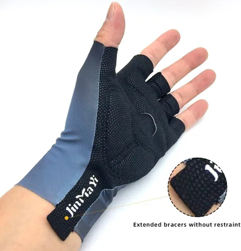 Miniatura 5 de JinMaYi - Guantes de ciclismo para bicicleta guantes de bicicleta de montaña antideslizantes amortiguadores acolchados transpirables guantes
