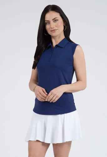 Miniatura 3 de IBKUL 84000 - Polo de protección solar UPF 50+ para mujer, Azul