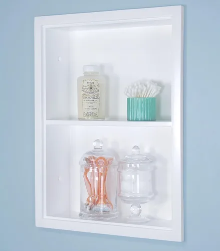 Miniatura 8 de Sloane 14x24 - Reemplazo de gabinete de medicina de nicho de pared empotrado, estante de inserción de gabinete de baño en la pared, fabricado