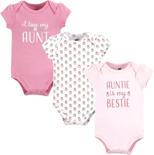 Miniatura 99 de Hudson Baby baby-girls Cotton Bodysuits 3-pack