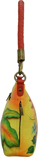 Miniatura 4 de Anna by Anuschka Womens Hand Painted Genuine Leather Shoulder Hobo