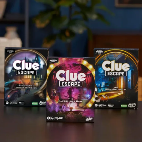 Miniatura 12 de Clue Escape: The Illusionist's Club Juego de mesa Juego familiar de Escape Room Misterio de resolución de 1 vez A partir de 10 años 1-6