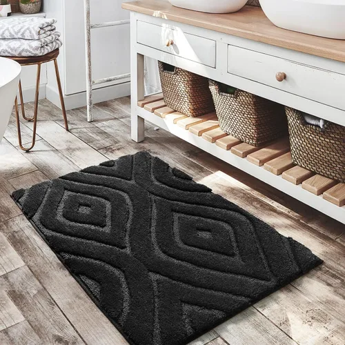 Miniatura 22 de DEXDE Alfombras de Baño Corredor 24x47 pulgadas Alfombra de Baño Larga Antideslizante Suave Lavable Alfombras de Baño Grandes para Baño Dormitorio