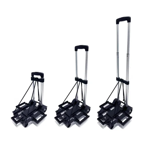 Miniatura 6 de Carrito de viaje para asiento de automóvil para aeropuerto, carrito plegable para asiento de automóvil y rodillo, capacidad de 90 libras para viajes