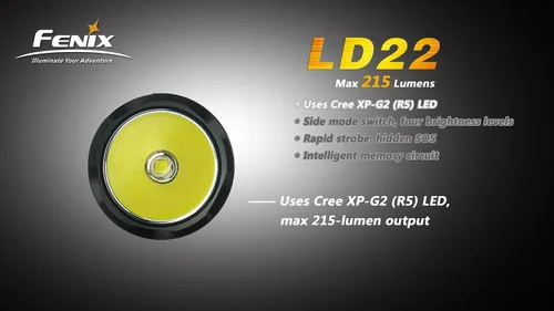 Miniatura 9 de Fenix LD22 Linterna, color negro