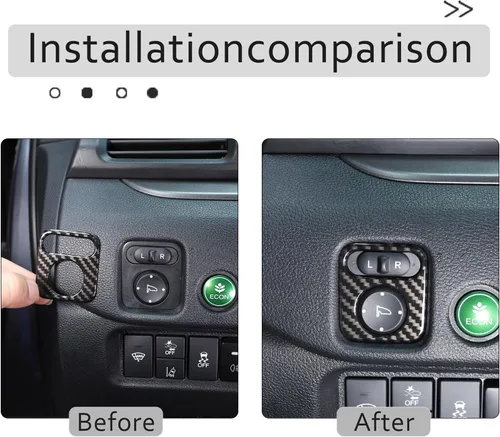 Miniatura 4 de Interruptor de ajuste de espejo retrovisor para Honda Pilot 2016-2022/Ridgeline 2017-2023/Passport 2019-2023, accesorios de protector decorativo