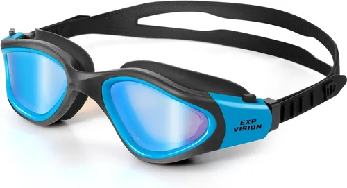 Miniatura 9 de EXP VISION Gafas de natación para adultos, gafas de natación antivaho para mujeres y hombres, sin fugas, gafas de agua de triatlón