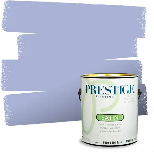 Miniatura 189 de Prestige Paints. - Base y pintura para exteriores en un solo galón, 1 galón. plano, comparable con Sherwin Williams Topsail. SW6799-PCM