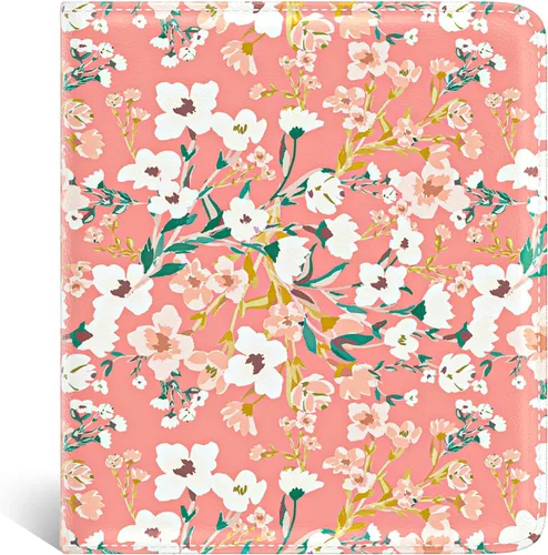 Miniatura 14 de Nipichsha Cartera para mujer, billetera pequeña y delgada con bloqueo RFID para tarjetas de crédito, cartera de cuero compacta de dos pliegues