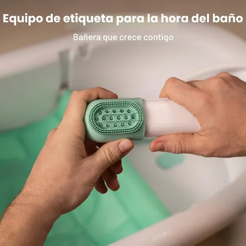 Miniatura 6 de Frida Baby Control The Flow - Accesorio rociador para bañera de bebé, cabezal de ducha con masajeador de cuero cabelludo, controla el flujo de agua