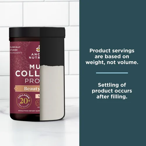 Miniatura 5 de Ancient Nutrition Proteína de colágeno en polvo, proteína de colágeno múltiple Beauty + Sleep con vitamina C, vainilla chai, péptidos de colágeno