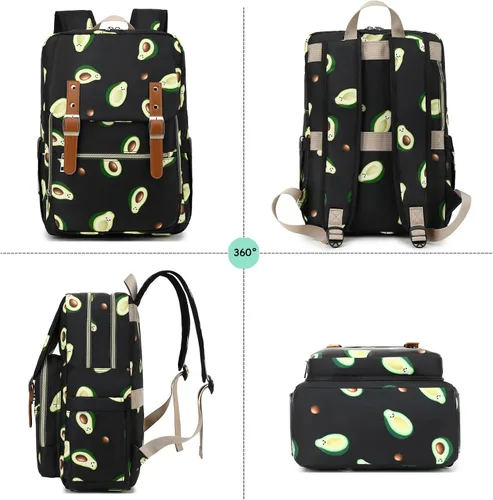 Miniatura 5 de Fuyicat Mochila para laptop para mujeres y hombres, viajes, trabajo, negocios, niñas, niños, mochila escolar, mochila universitaria, compatible