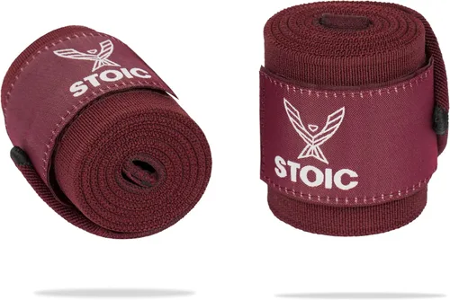 Miniatura 10 de Stoic Muñequeras para levantamiento de pesas, levantamiento de pesas, entrenamiento cruzado, culturismo con bucle para el pulgar. para entrenamiento