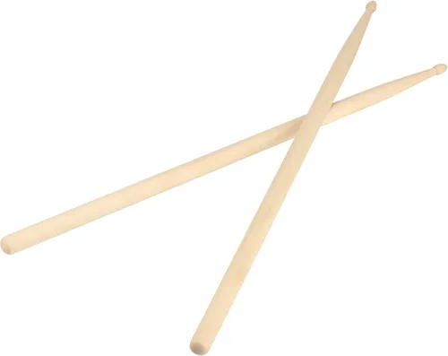 Miniatura 5 de MUKCHAP 15 pares/30 baquetas 5A, baquetas de arce, baquetas de madera a granel para batería, práctica, rendimiento, relajación
