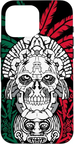 Miniatura 18 de iPhone 11 Pro Max Aztec Warrior Skull - Ancestros mexicanos - Funda de raíces mexicanas
