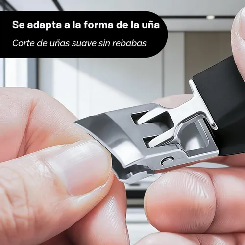 Miniatura 5 de Cortaúñas inclinadas antisalpicaduras con apertura ancha de mandíbula, nuevo cortaúñas curvas para uñas gruesas de los pies, cortaúñas inclinadas