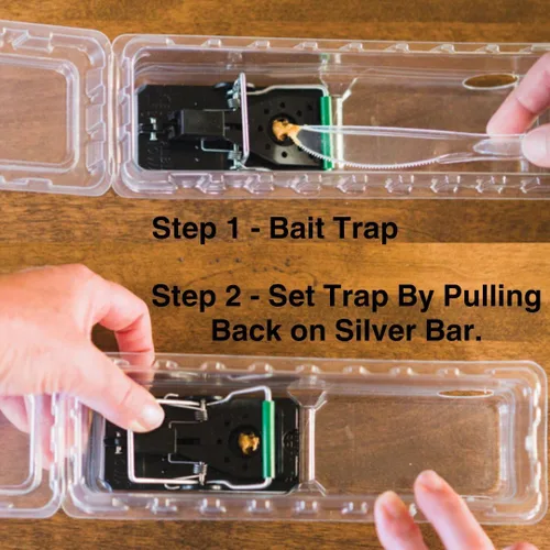 Miniatura 2 de DoomBox Trampa transparente para ratones, altamente eficaz y mantiene el desorden con el mouse, tecnología patentada de cierre Click-It, segura