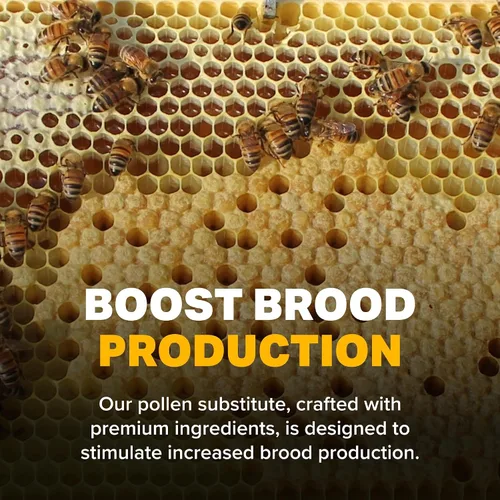 Miniatura 2 de Sustituición de Polen de Abeja Ultra de Mann Lake, Alimento Seco Alto en Proteínas para Colonias de Abejas Saludables para Apoyar el Crecimiento