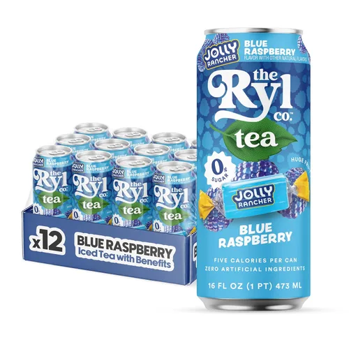 Miniatura 23 de Ryl Té Helado, Té Cítrico Verde, Súper Mezcla Antioxidante, Sin Azúcar, Bajo en Carbohidratos, Cero Calorías - 16.0 Fl Oz (Paquete de 12)