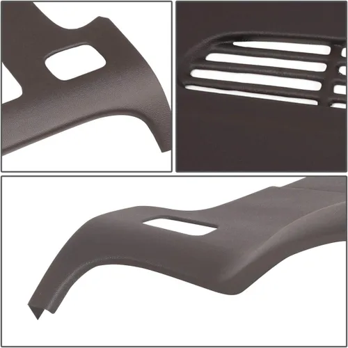 Miniatura 2 de DNA MOTORING Cubierta de tablero Compatible con 07-13 Avalanche/Silverado Sierra 1500 2500HD 3500HD sin altavoz de tablero, Tapa de tablero marrón