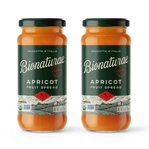 Miniatura 9 de Bionaturae Melocotón orgánico para untar de frutas – Gelatina orgánica, sin OMG, certificado USDA, sin azúcar añadido, sin conservantes, mermelada