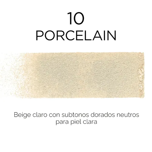 Miniatura 3 de L'Oreal Paris - Maquillaje base en polvo Infallible Fresh Wear, Porcelain 010 (porcelana 010), 0.31 onzas