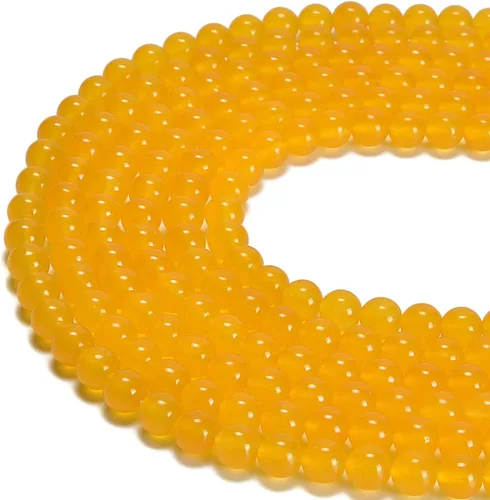 Miniatura 18 de Cuentas sueltas de rodonita teñida de jade de 10mm, redondas y suaves, de gematone natural para joyería y manualidades, 1 cadena de 15 pulgadas Jade