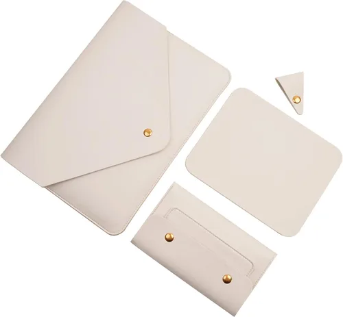 Miniatura 11 de Funda de piel sintética para laptop compatible con MacBook Pro A2992 A2779 A2442, MacBook Pro Air 13, Surface Laptop 5ª generación 13.5, Thinkpad X1