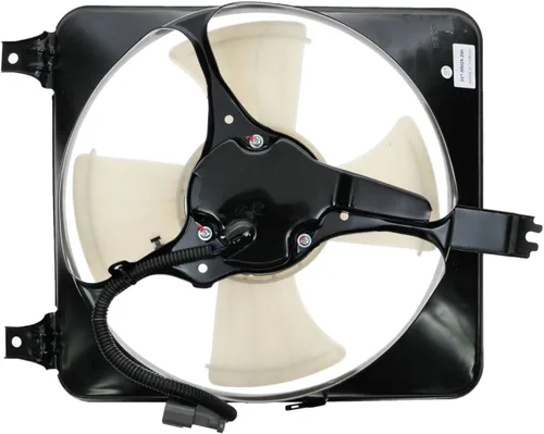 Miniatura 3 de TRQ Conjunto de ventilador de refrigeración de condensador A/C compatible con Honda Prelude HO3120101 1997-2001