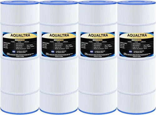 AQUALTRA CCP320 Reemplaza PCC80-PAK4, Ultral-A5, C-7470, R173573, FC-1976, 178580, 817-0081, 80 pies cuadrados Filtro de piscina, 20 1/16 pulgadas x