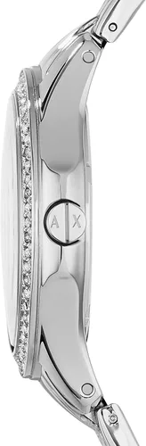 Miniatura 2 de AX ARMANI EXCHANGE Reloj de acero inoxidable plateado de tres manecillas para mujer (Modelo AX5215), plateado Glitz