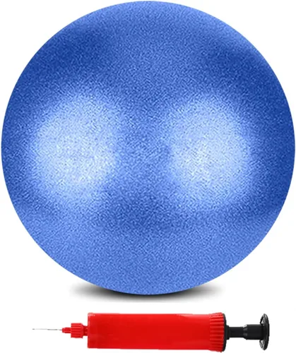 Miniatura 25 de Mini pelota de yoga de ejercicio de pilates, pelota de yoga inflable pequeña de 6 pulgadas, equipo de entrenamiento básico y terapia física