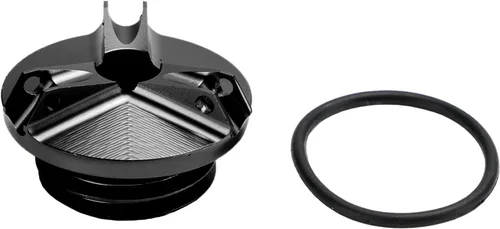 Miniatura 2 de Tapa de llenado de aceite Billet color negro para Yamaha MT-03 MT03 MT-07 MT07 MT-10 / SP MT-25