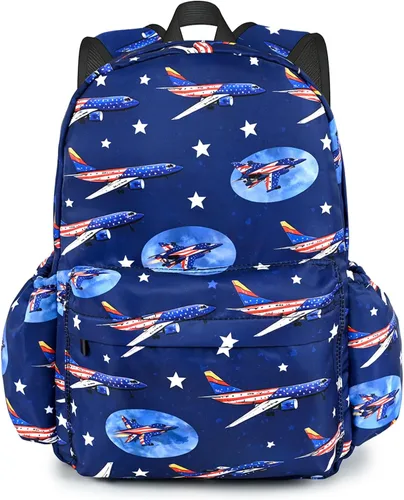 Miniatura 14 de Mochila de camuflaje vintage con bandera americana, bolsas de libros, ligeras, informales, para portátil, mochila de viaje para hombre y mujer